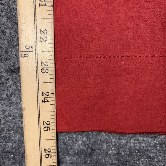 Anthroplogie Pants Womens Size 28 Red Crop wide Leg Colette - Picture 7 of 10